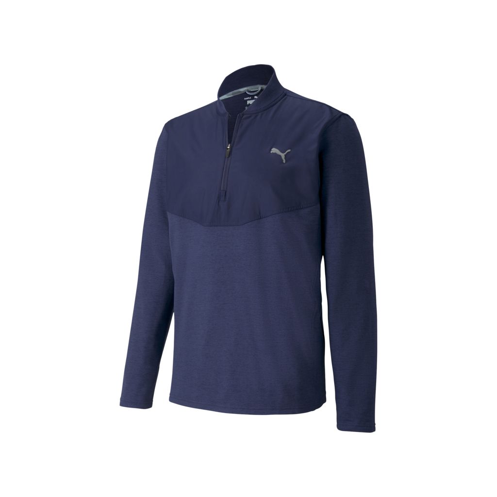 PUMA M CLOUDSPUN 1/4 ZIP - Stylish Men's Golf Fleece